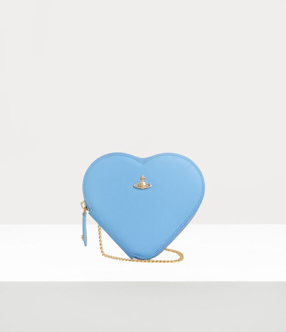 Vivienne Westwood New Heart Crossbody Bag in LIGHT/BLUE